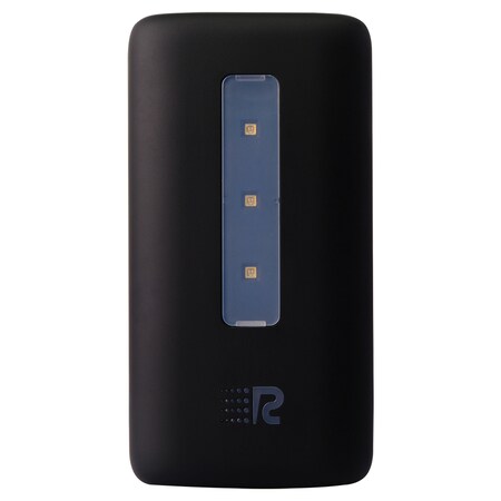 Rush Charge Rush Bank Ultra 10,000 mAh Wireless Power Bank with UVC Cleaning (Black) RBW100-UVC-G1-BLCK